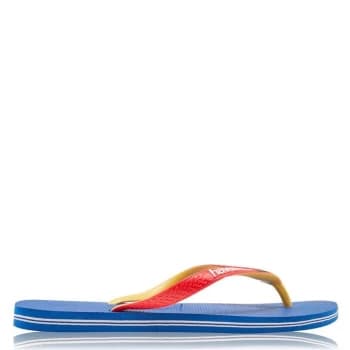 Havaianas Brasil Mix Flip Flops - Blue/White