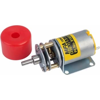 MFA - Gearbox and Motor 250:1 4mmshaft 1.5-3.0V