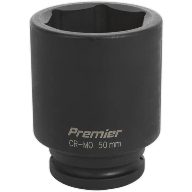 Loops 50mm Forged Deep Impact Socket - 3/4" Sq Drive - Chromoly Wrench Socket Multi