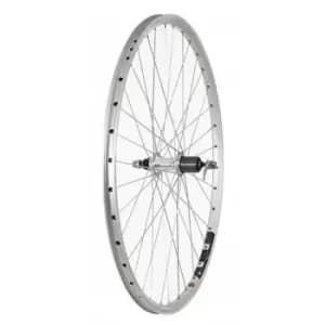 Raleigh 700c Rear Rim Brake QR Wheel - 8/9 Speed Cassette - Silver