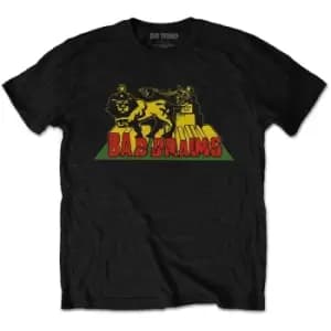 Bad Brains - Lion Crush Unisex XX-Large T-Shirt - Black