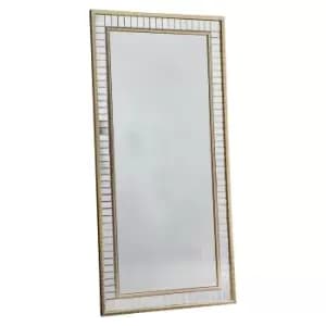 Janko Leaner Mirror 156cmx76cm Gold Effect
