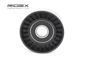 RIDEX Idler Pulley 312D0031 Guide Pulley,Deflection Pulley AUDI,MERCEDES-BENZ,SKODA,A6 Limousine (4F2, C6),A4 Limousine (8E2, B6),A-Klasse (W169)