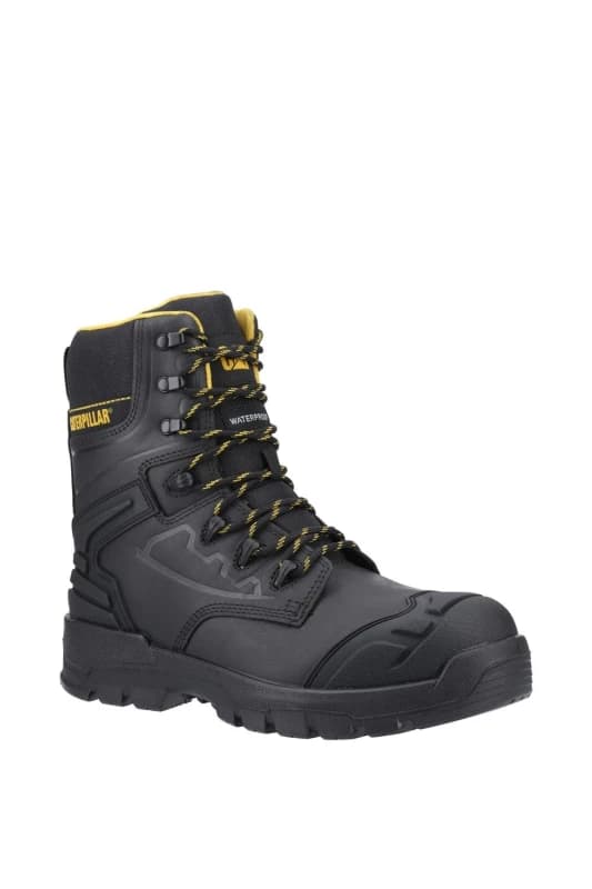 Caterpillar Mens STRIVER XL 8" Safety Boot in Black Size: 6 Black Male 6