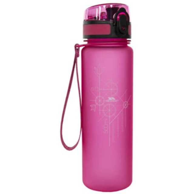 Trespass Trespass Flintlock Sports Bottle in Pink Pink One Size Unisex 5057520511979