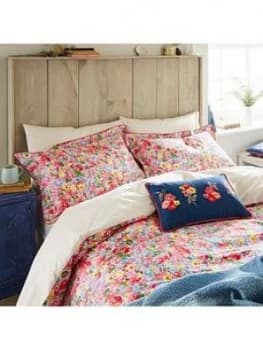 Joules Hollyhock Meadow 100% Cotton Duvet Cover