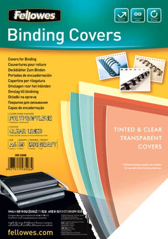 Fellowes Fellowes Fantaisie A4, 50pk Plastic Transparent 50 pc(s) 5350601