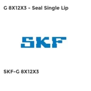 G 8X12X3 - Seal Single Lip