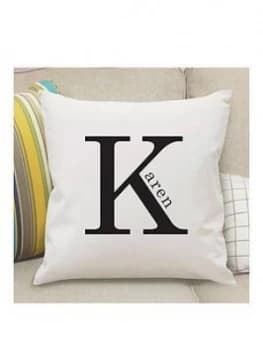 Personalised Monogram Cushion With Pad