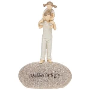 Dad Rocks Daddys Girl Ornament
