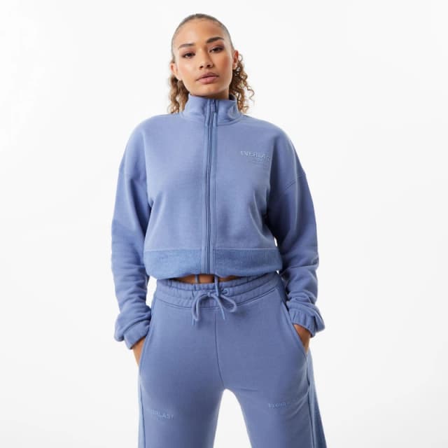 Everlast LB Zip Up Sweatshirt Womens - Blue Blue 8