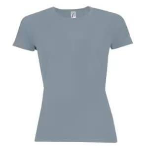 SOLS Womens/Ladies Sporty Short Sleeve T-Shirt (XS) (Pure Grey)