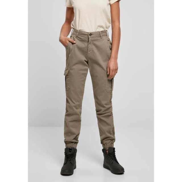 Urban Classics Womens trousers Urban Classics high waist cargo Marron Female 27