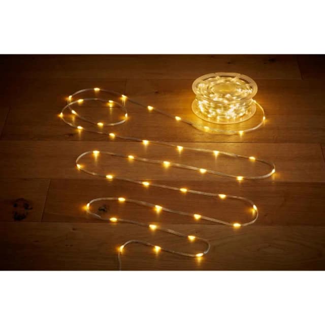 Eureka TwoTone USB Rechargeable 100 LED String Lights Warm/Multi-Colour