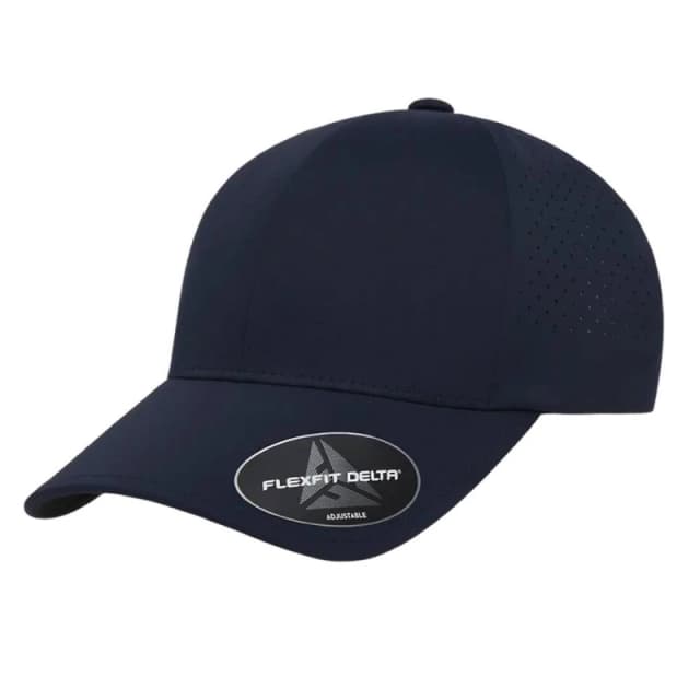 Flexfit Mens Delta Snapback Trucker Cap in Navy Navy Male One Size