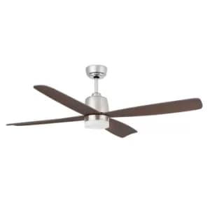 Molokai LED Matt Nickel Ceiling Fan, 3000K