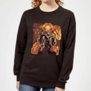 Marvel Avengers Infinity War Hulkbuster Womens Sweatshirt - Black
