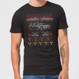 Back To The Future Back In Time for Christmas Mens T-Shirt - Black