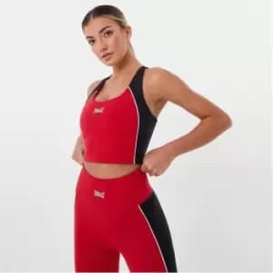 Everlast Longline Panel Sports Bra - Red