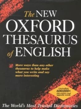 The New Oxford Thesaurus of English Hardback