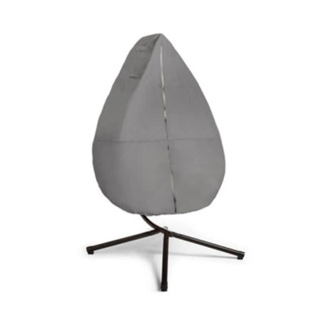 Vonhaus Waterproof Grey Hanging Egg Chair Cover For Outdoors, H191/171 X D360Cm
