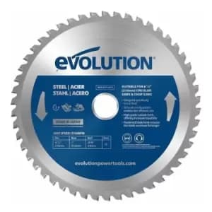 Evolution 210mm Mild Steel Cutting 50T TCT Circular Saw Blade