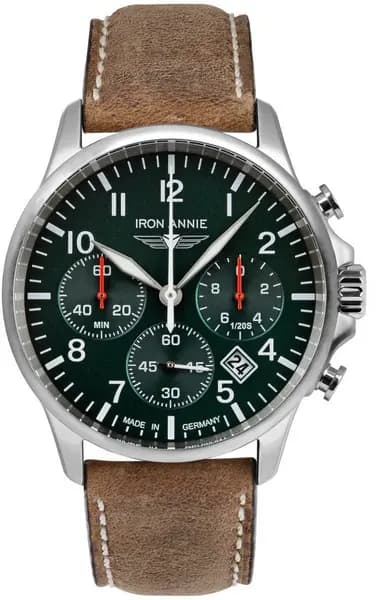 Iron Annie Watch Captains Line Mens - Green IRN-218