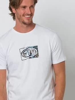 Animal Claw Graphic Short Sleeve T-Shirt - White