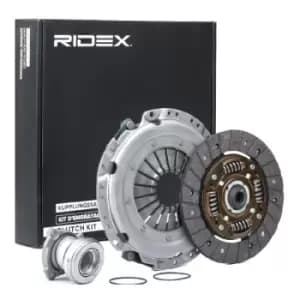 RIDEX Clutch with central slave cylinder 479C0687 Clutch Kit OPEL,FIAT,ALFA ROMEO,Corsa C Schragheck (X01),ZAFIRA B (A05),Meriva A (X03)