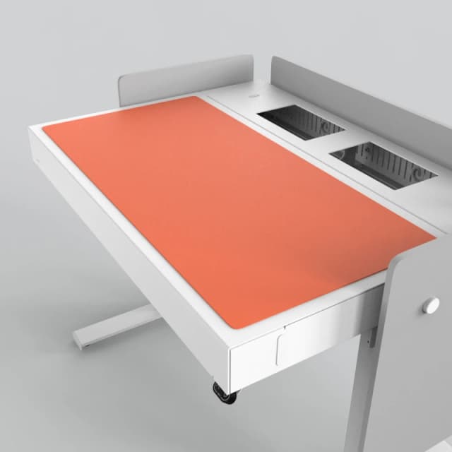 Heckler Design H922-4186 desk pad Linoleum Orange