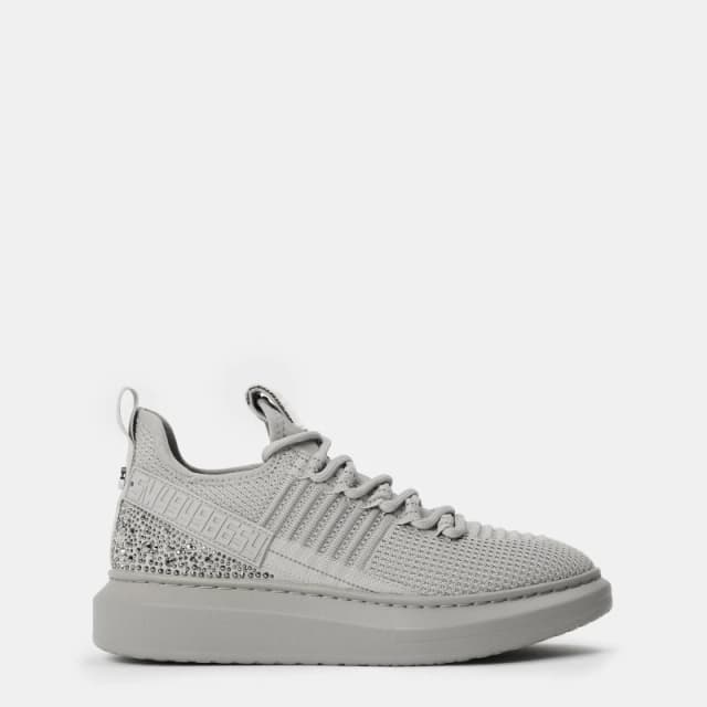 Steve Madden Womens Glorya Low-Top Trainers Grey female 3 (36)