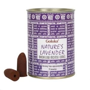 Goloka Lavender Incense Backflow Cones