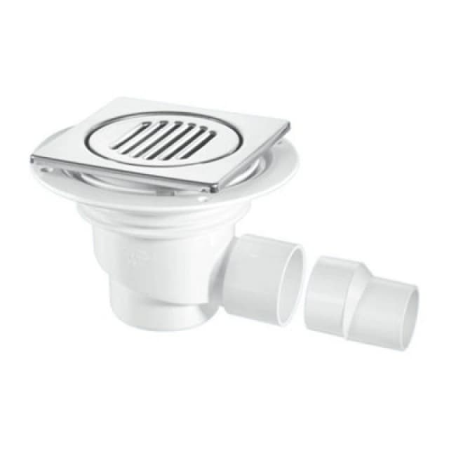 Mcalpine Tsg1-T150Ss 75mm Water Seal Gully With Horizontal Outlet For Tiled Or Stone Floors