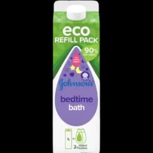 Johnsons Baby Bedtime Bath Eco Refill 1L Bottle