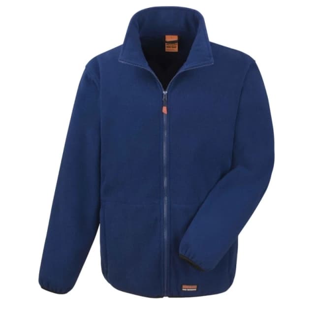 Result Result Men Heavy Duty Fleece Jacket in Navy Size: X-Small Navy XS Male 5063470392742