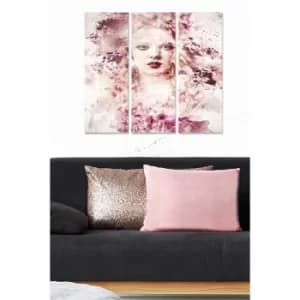 MDF109664210 Multicolor Decorative MDF Painting (3 Pieces)