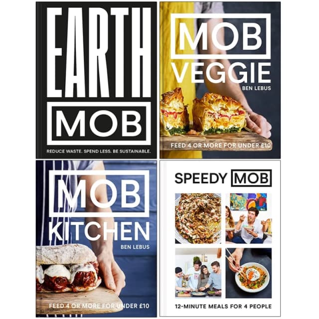 MOB Series Collection 4 Books Set By Ben Lebus ( Mob Kitchen, Earth MOB, Speedy MOB ) Ben Lebus Books