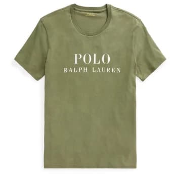 Polo Ralph Lauren Logo Cotton T Shirt - Supply Olive