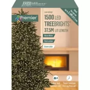 Premier Decorations 1500 Multi Action TreeBrights, Warm White