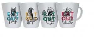 OLPRO EAT OUT Melamine Mug Pack of 4