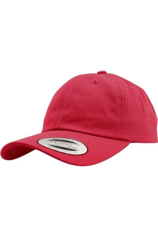 Yupoong Flexfit 6-panel Baseball Cap With Buckle in Dark Pink Dark Pink Unisex One Size