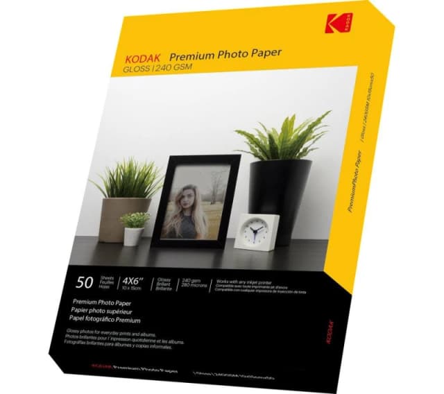 Kodak PREMIUM PAPER PHOTO GLOSS PAPER A6 240GSM