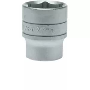 Teng Tools - 1/2in Drive 27mm Socket Hex 6 Point Regular Metric M1205276-C