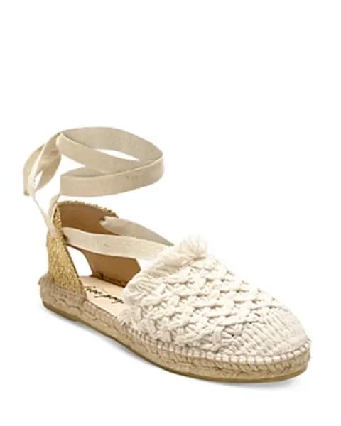 Free People Womens Vida Ankle Tie Espadrille Sandals
