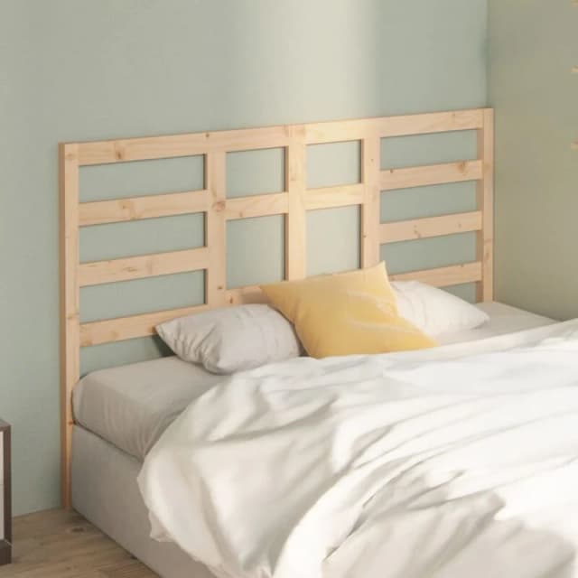 VIDAXL Bed Headboard 146x4x104cm Solid Wood Pine Vidaxl 8720286951835