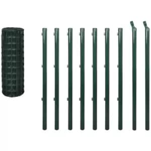 Vidaxl - Euro Fence Steel 10x1.0 m Green Green