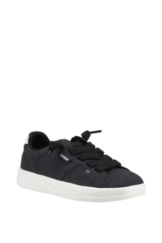 HEYDUDE Womens Karina Duo Classic Trainer in Black Size: 4 Black Female 4