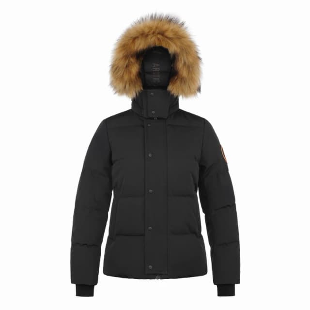 Arctic Army Kids Muskox Hooded Parka Black unisex 8Y