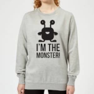 I'm the Monster Womens Sweatshirt - Grey - 3XL