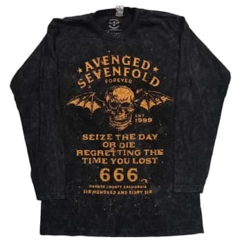 Avenged Sevenfold - Sieze The Day Unisex Large T-Shirt - Black